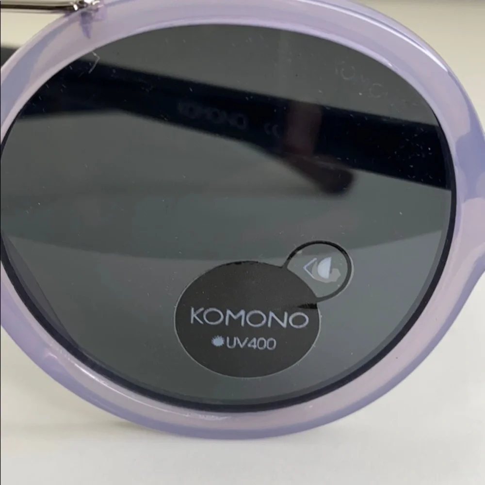 Komono Girl's Sunglasses Round Purple Black NEW